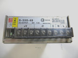 MEANWELL S-350-48 Stepper Drive 48V Switching Power Supply Used.