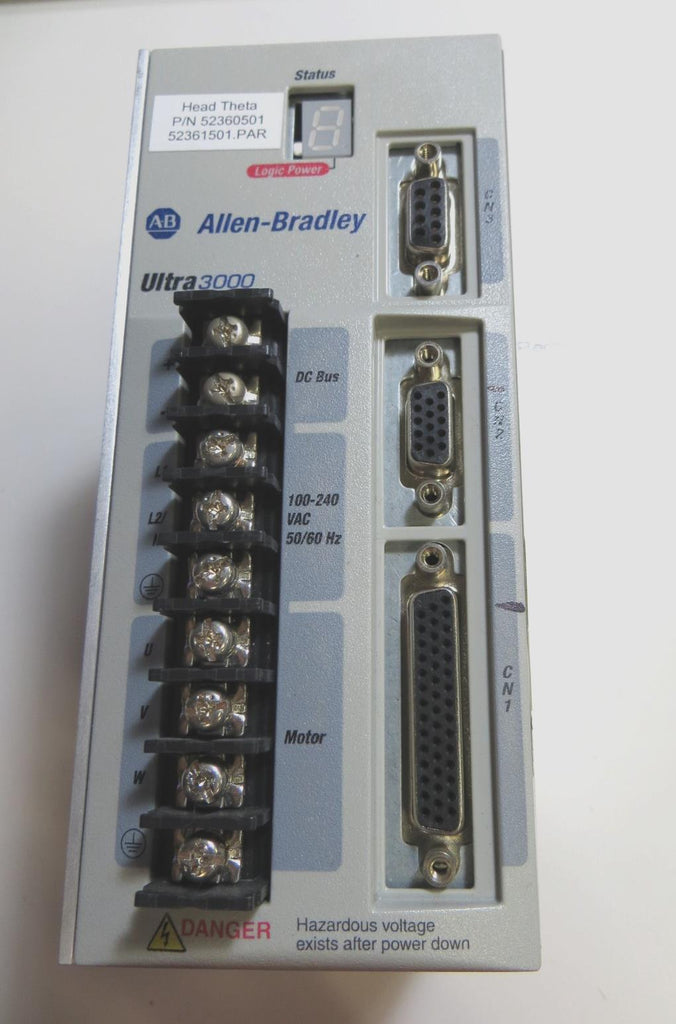 Allen Bradley Ultra 3000 Servo Drive 2098-DSD-020 P/N 52360501