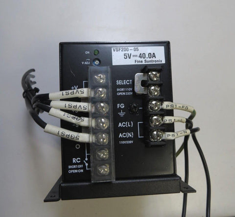 FINE SUNTRONIX VSF200-05 POWER SUPPLY 100-120VAC