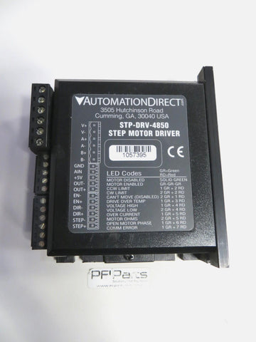 AUTOMATION DIRECT STP-DRV-4850 STEP MOTOR DRIVER