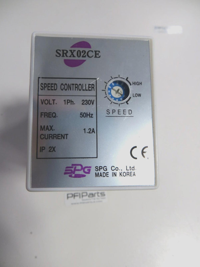 SPG SRX02CE Motor Speed Controller Speed Controller 230V 50Hz 1.2A