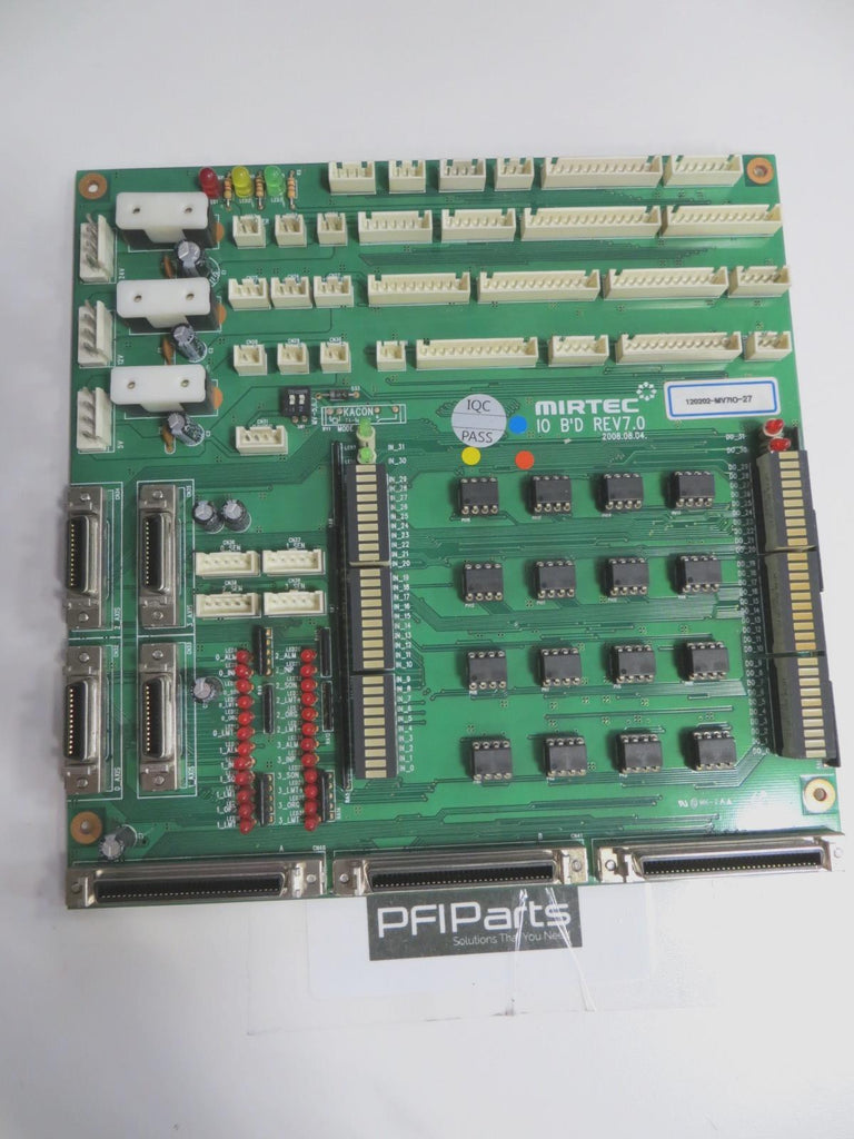 MIRTEC 120202-MV710-27 REV 7.0  I/O BOARD