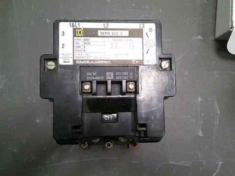 Ekra Nema 8502 Size 3 Square D a single phase. Type SE02 S