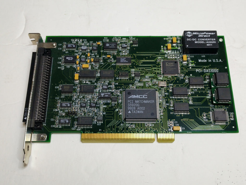 PCI-DAS1000 data acquisition (DAQ) board