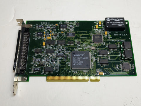PCI-DAS1000 data acquisition (DAQ) board