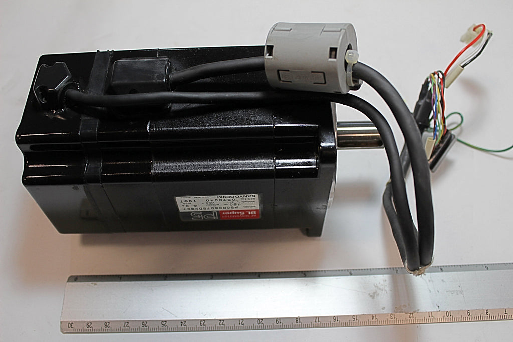 Sanyo Denki P50B08075DXS07 BL Super AC Servo Motor