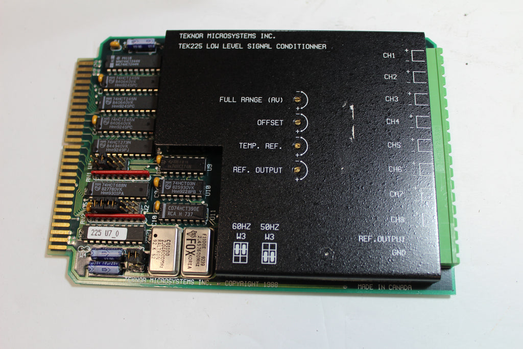Electrovert 2-5054-081-00-0 TEK225 Low Level Signal Cond.