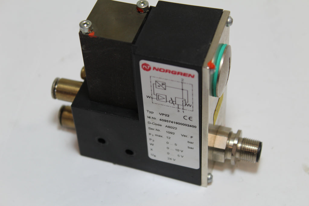 Norgren VP22 Fluidtronik 3-way Proportional Pressure Control Valve