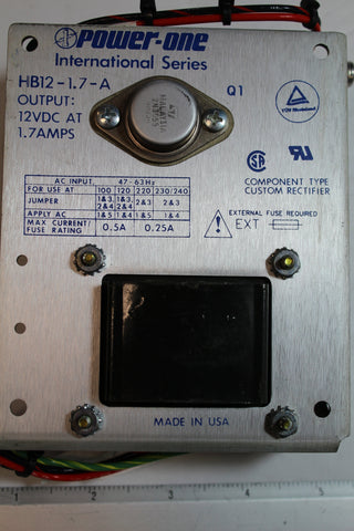 Power One HB12-1.7-A Power Supply