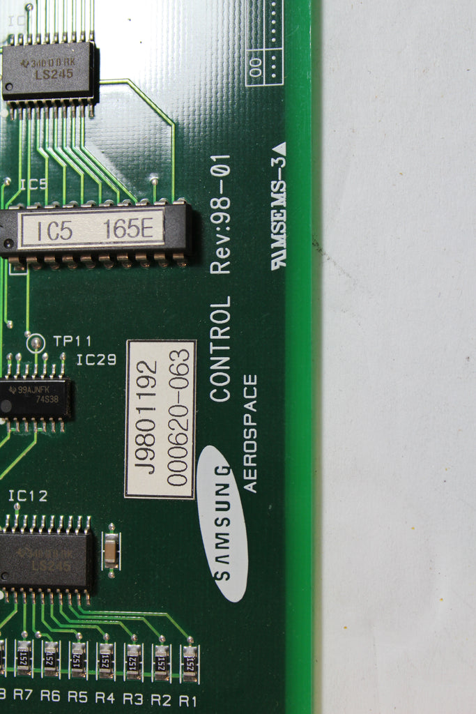 Samsung J9801192/000620-063 Control Rev. 98-01 CPU