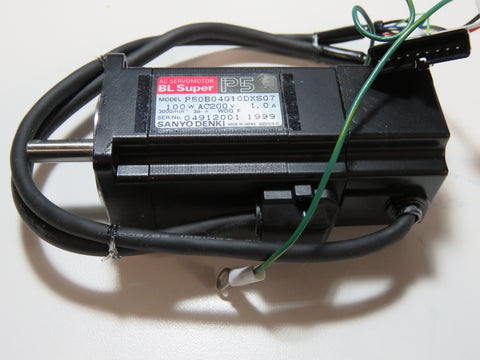 Sanyo Denki P50B04010DXS07 BL Super AC Servo Motor (5322 361 11201)