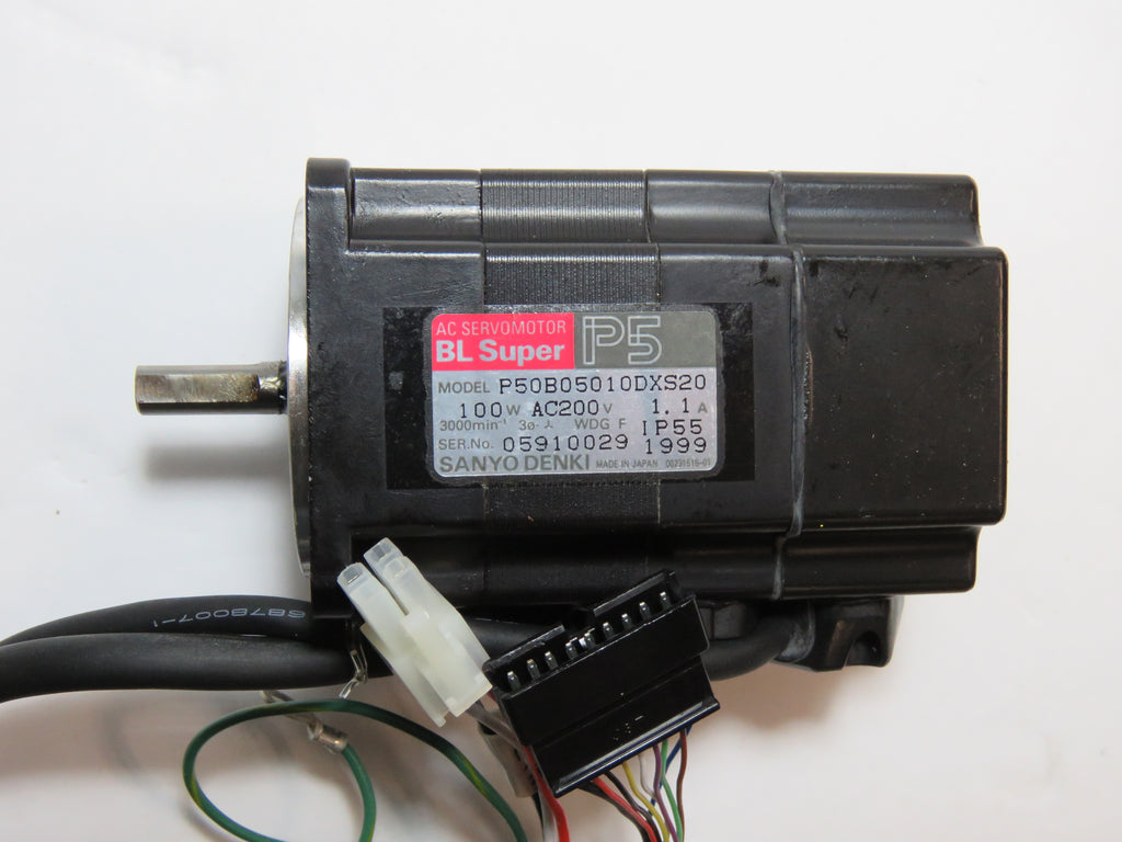 Sanyo Denki P50B05010DXS20 BL Super AC Servo Motor