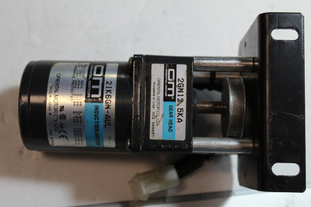 Oriental Motor 2IK6GN-AUL Induction Motor W/ Gear Head 2GN12.5KA