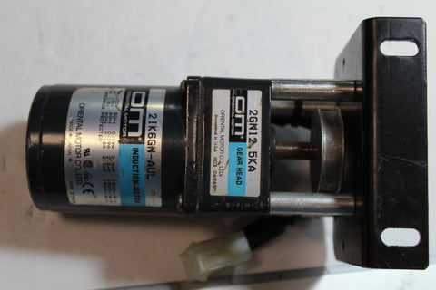 Oriental Motor 2IK6GN-AUL Induction Motor W/ Gear Head 2GN12.5KA