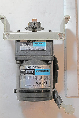 Oriental Motor 3RK15GN-AUL Reversible Motor w/ Gear Head 3GN30KA