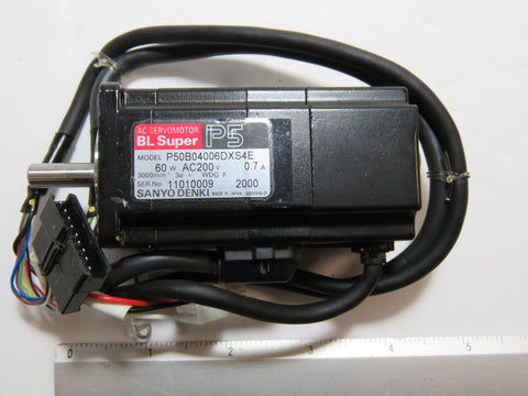 Sanyo Denki P50B04006DXS4E BL Super AC Servo Motor 5322 361 11196