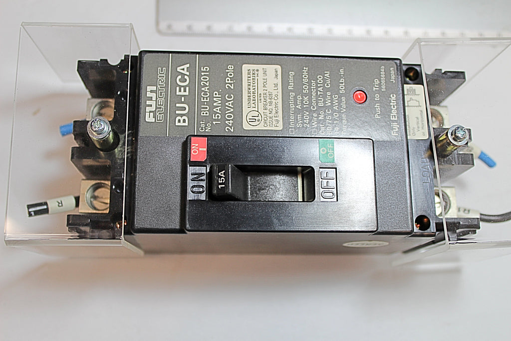 Fuji BU-ECA2015 Circuit Breaker Protector 15Amp/240VAC/2 Pole