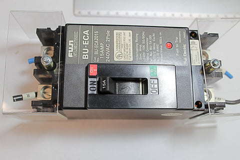 Fuji BU-ECA2015 Circuit Breaker Protector 15Amp/240VAC/2 Pole