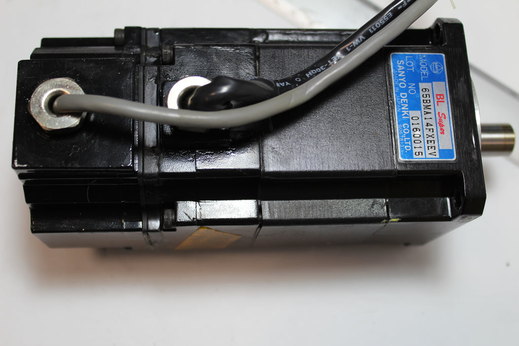 Sanyo Denki 65BMA14FXEEV AC Servo Motor BL Super