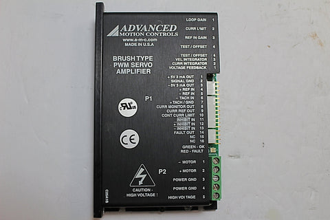 AMC 12A8 Brush Type PWM Servo Amplifier (C25A1B) / PFI Parts