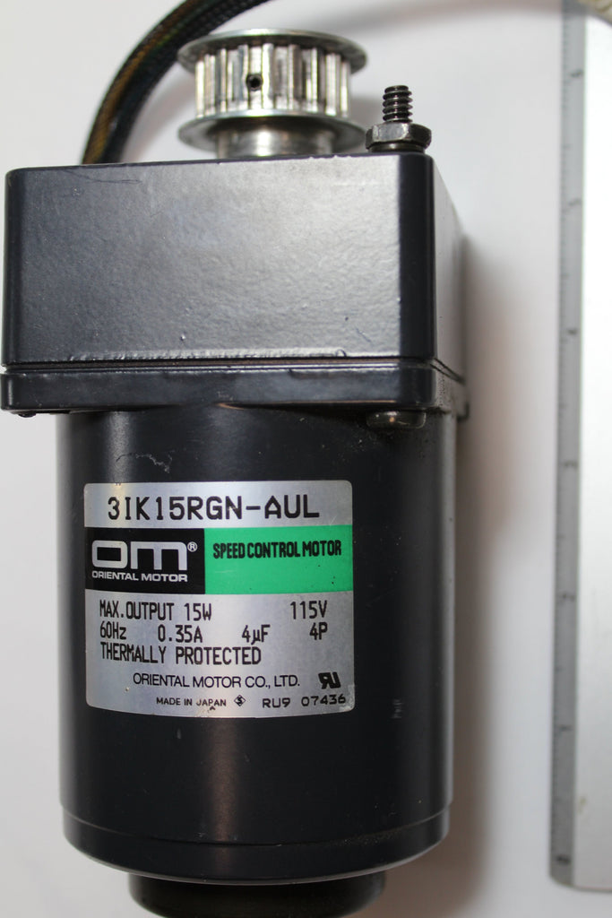OM 3IK15RGN-AUL Speed Control Motor w/ 3GN15KA Gear Head