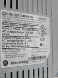 A-B PowerFlex 4 Cat. # 22A-B4P5N104 Ser. A  w/ 22-RF9P5-AS
