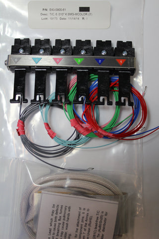 M.O.L.E. E43-0900-61 Type K Themocouple Kit 6 Pcs.