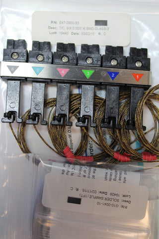 M.O.L.E. E47-0900-83 Type K .003" Themocouple Kit 6 Pcs.