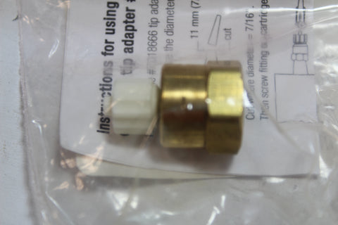 Asymtek 7018666 (5218) 1/10 gal Tip Adapter