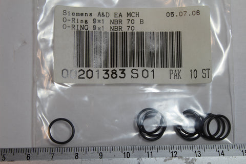 Siemens 00201383-01 O-ring 9x1 NBR 70 B