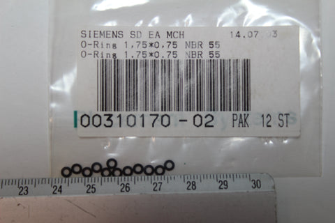 Siemens 00310170-02 O-ring 1.75x0.75 NBR 55
