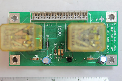 Electrovert 6-1860-189-01-1 Rev. 1, Master E-Stop Relays