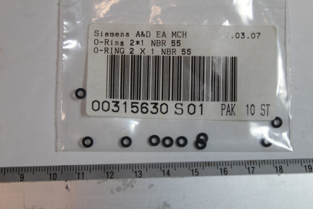 Siemens 00315630-01 O-ring 2x1 NBR 55