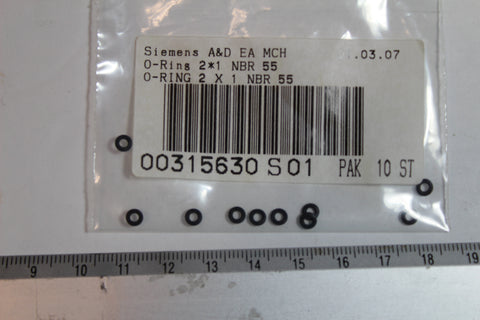 Siemens 00315630-01 O-ring 2x1 NBR 55