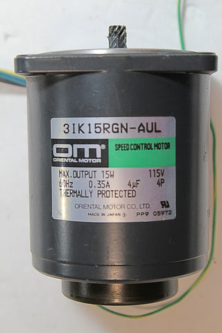 Oriental Motor 3IK15RGN-AUL, Speed Control Motor