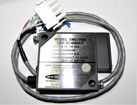 Banner SM51RB6 AB-19849 LED Scanner Receiver
