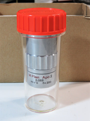 Mitutoyo M Plan Apo 2x 0.055/0 F=200 Microscope Objective