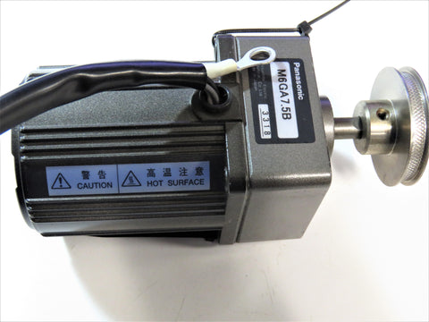 Panasonic M6RA6G4L Servo Motor W/Gear Box M6GA7.5B