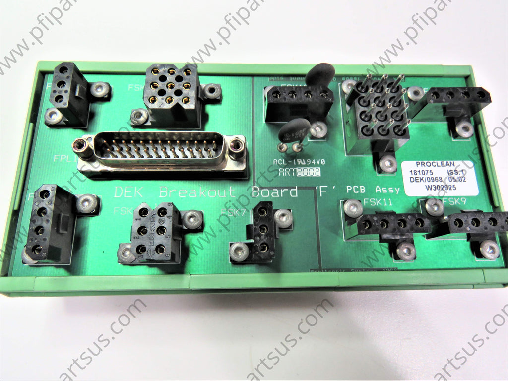 DEK 181075 Breakout Board F - PCB from [store] by DEK - 181075, DEK, PCB, Spare Parts