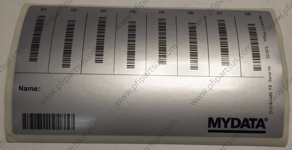 D-014-1482 - Mydata  parts (407) 278-7311 / www.pfipartsus.com