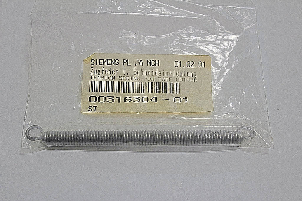 00316304-01 - Siemens  parts (407) 278-7311 / www.pfipartsus.com