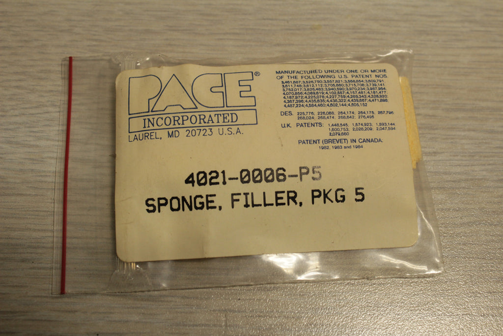 4021-0006-P5 - Pace  parts (407) 278-7311 / www.pfipartsus.com