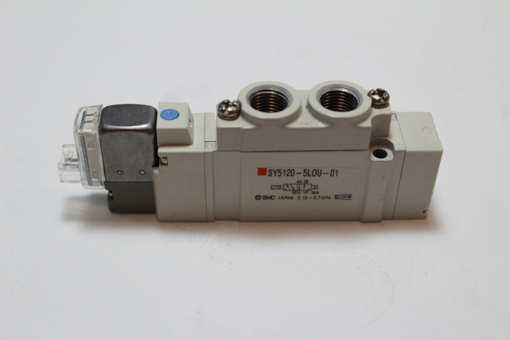 DEK SY5120-5LOU-01 5/2 Solenoid/Pilot Pneumatic Control Valve, SY5120-5MOZ-01
