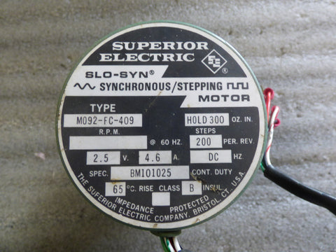 M092-FC-409 - Superior Electric  parts (407) 278-7311 / www.pfipartsus.com