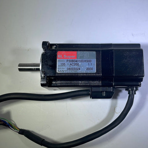 Sanyo Denki-  P30B04010DXS00 - AC Servo Motor BL Super P3