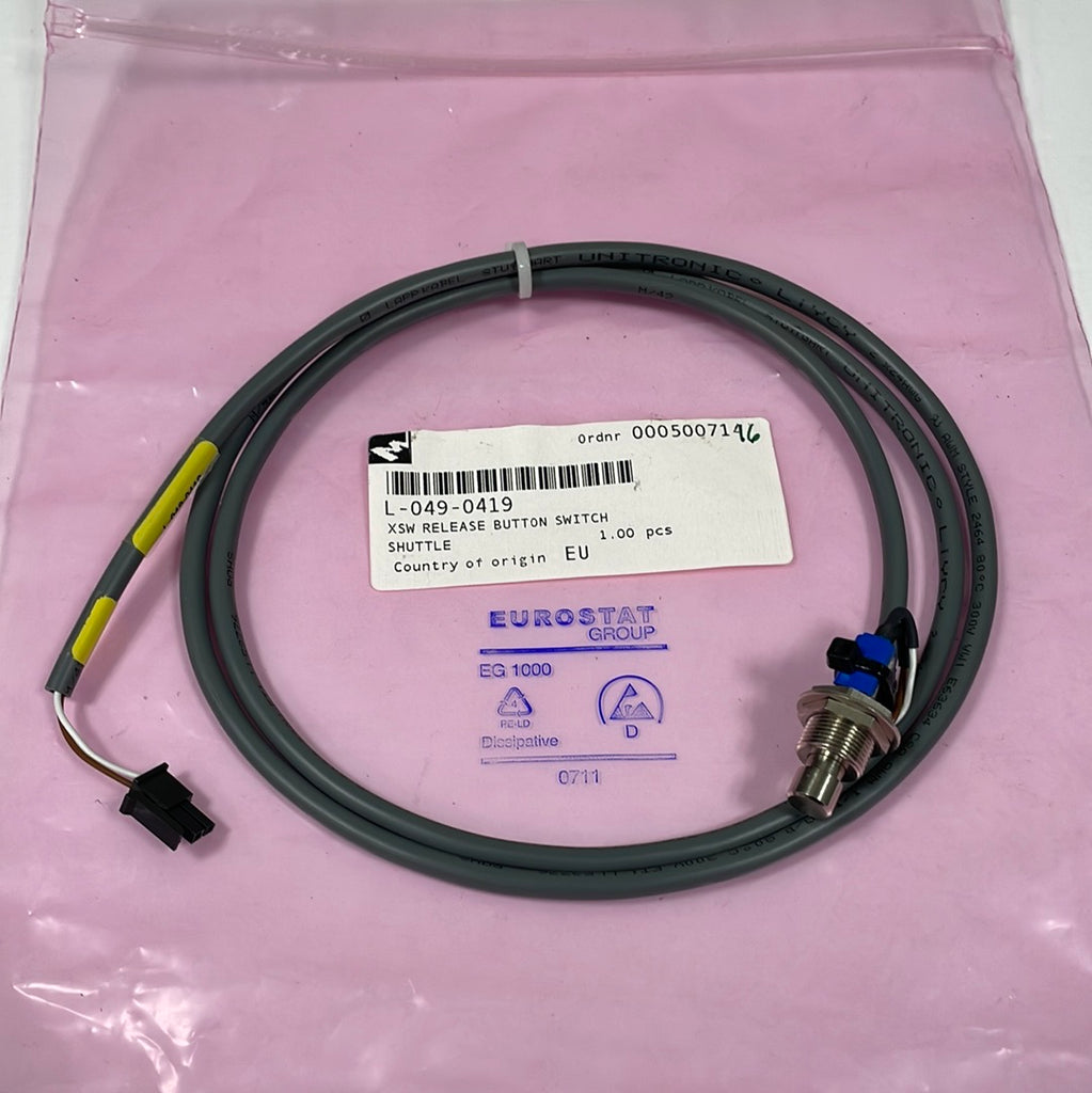 Mydata L-049-0419 XSW Release Button Switch Shuttle