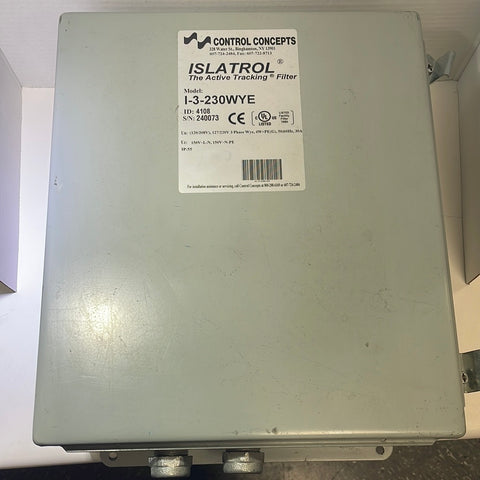 Control Concepts - Active Tracking Filter - Model: I-3-230 WYE